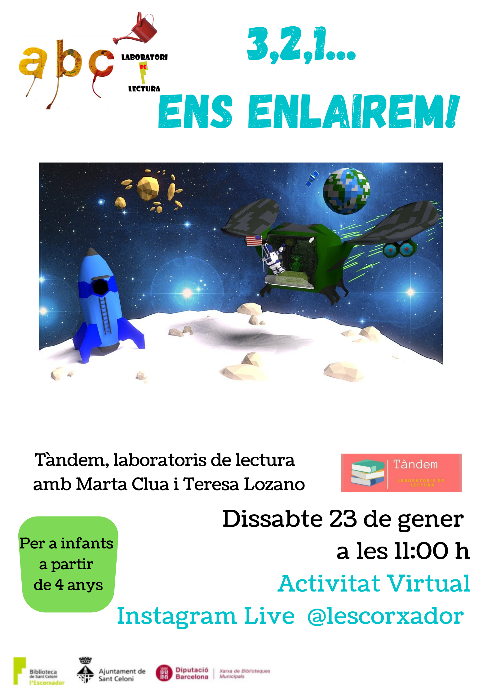 Laboratori de lectura: 3,2,1...Ens enlairem!