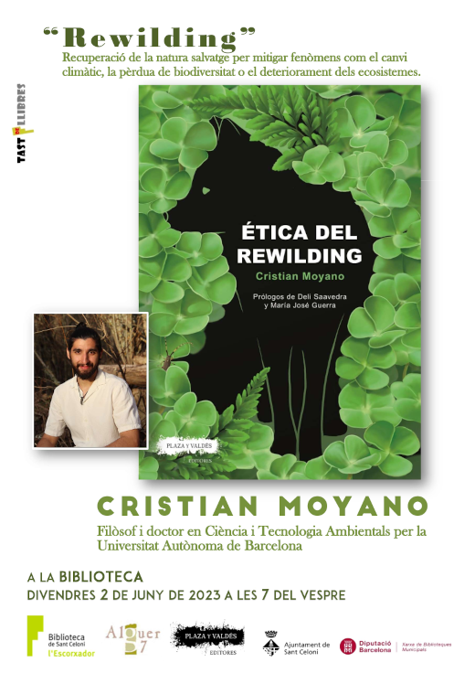 Presentació del llibre Ética del rewilding, de Cristian Moyano