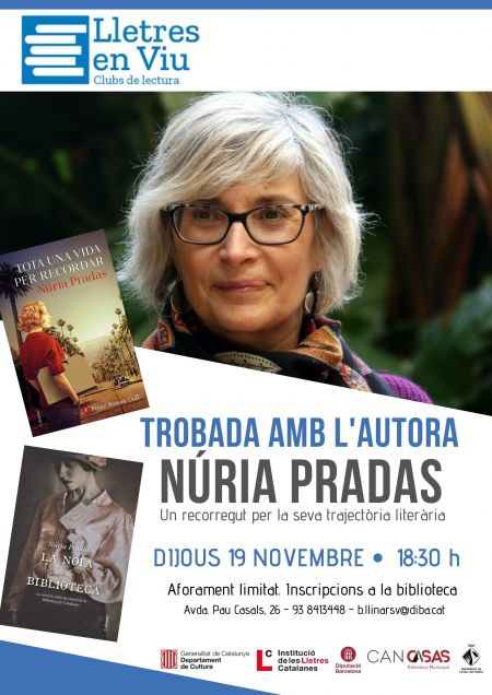 Trobada amb l'autora Núria Pradas