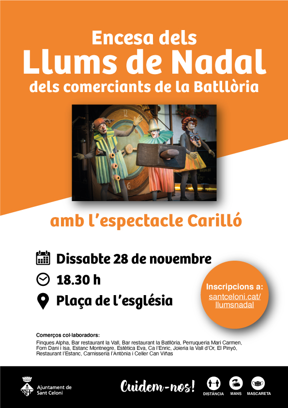 Encesa dels llums de Nadal a la Batllòria