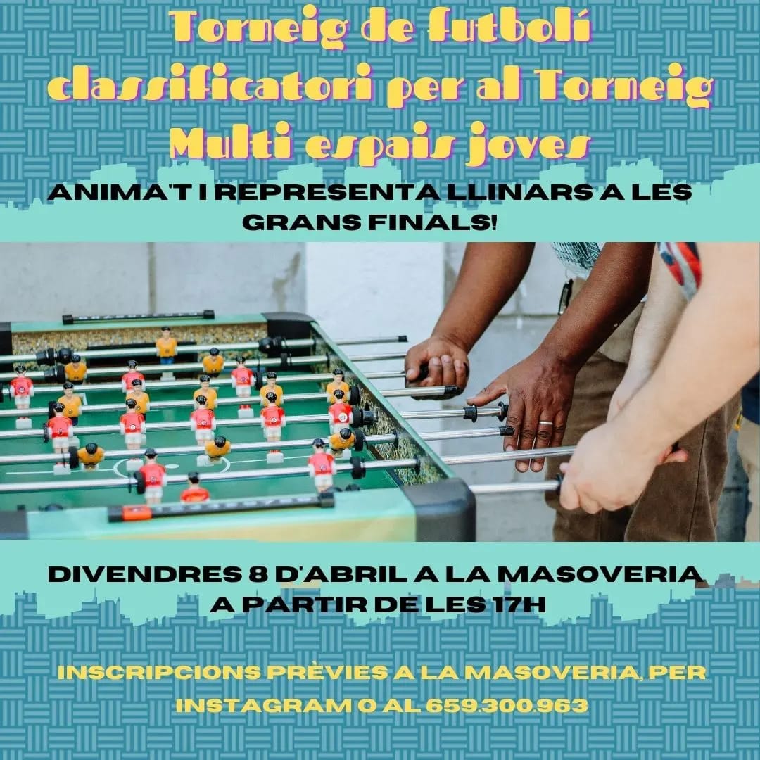 Torneig de futbolí classificatori per al Torneig Multi espais joves