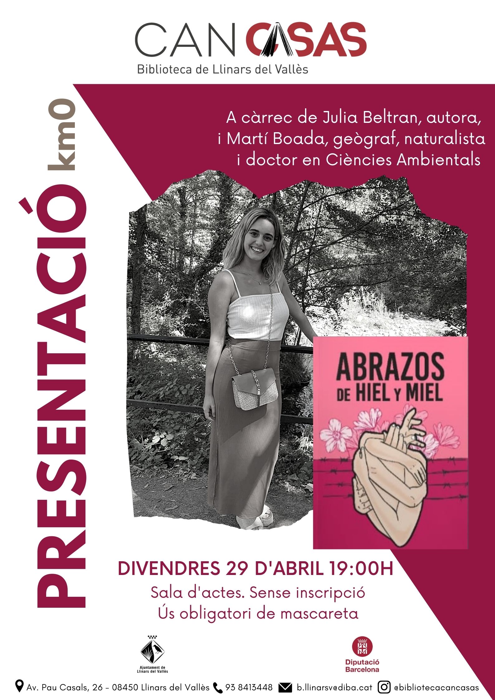 Presentació Km0 del llibre Abrazos de hiel y miel