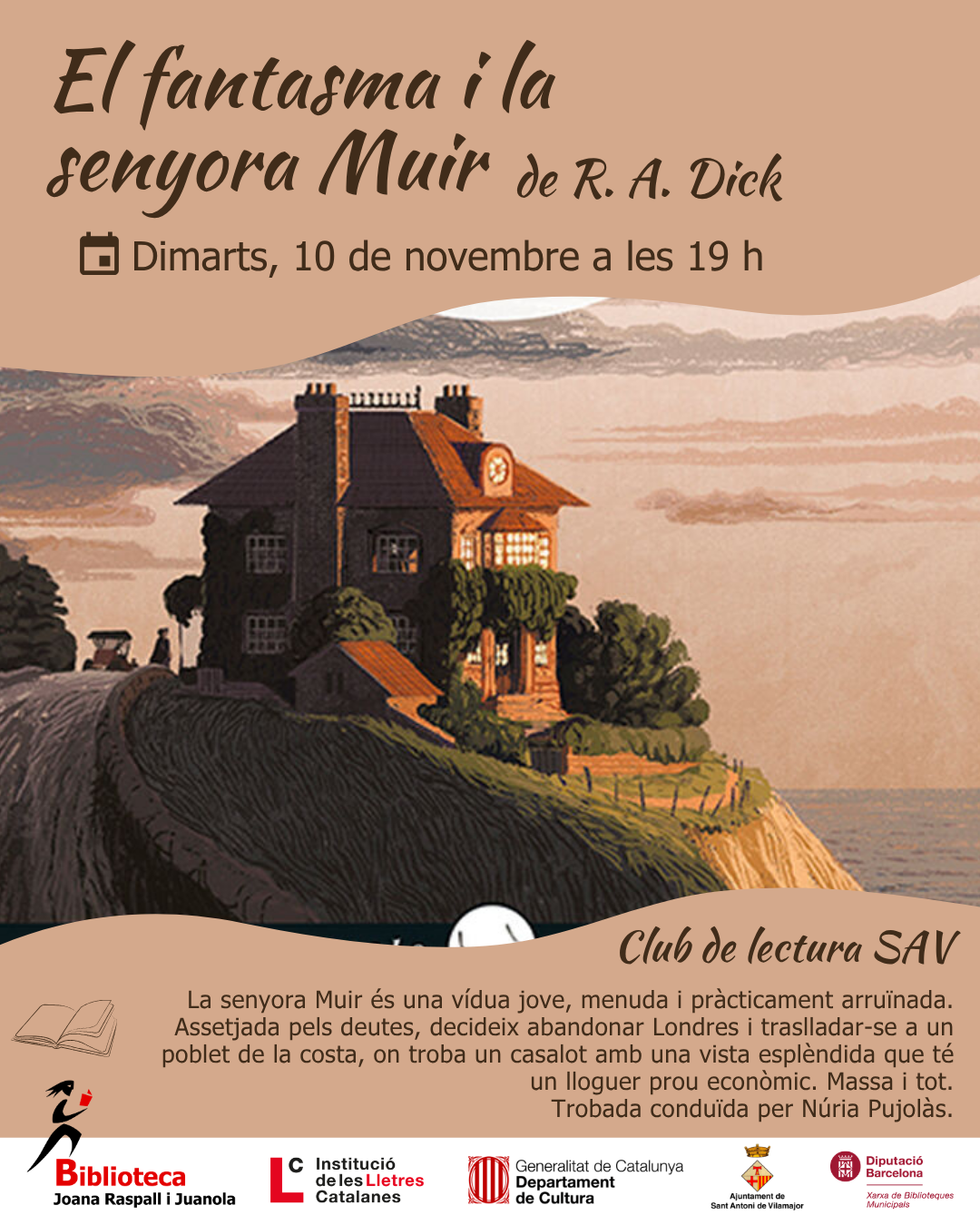 Club de lectura SAV - "El fantasma i la senyora Muir" de R. A. Dick