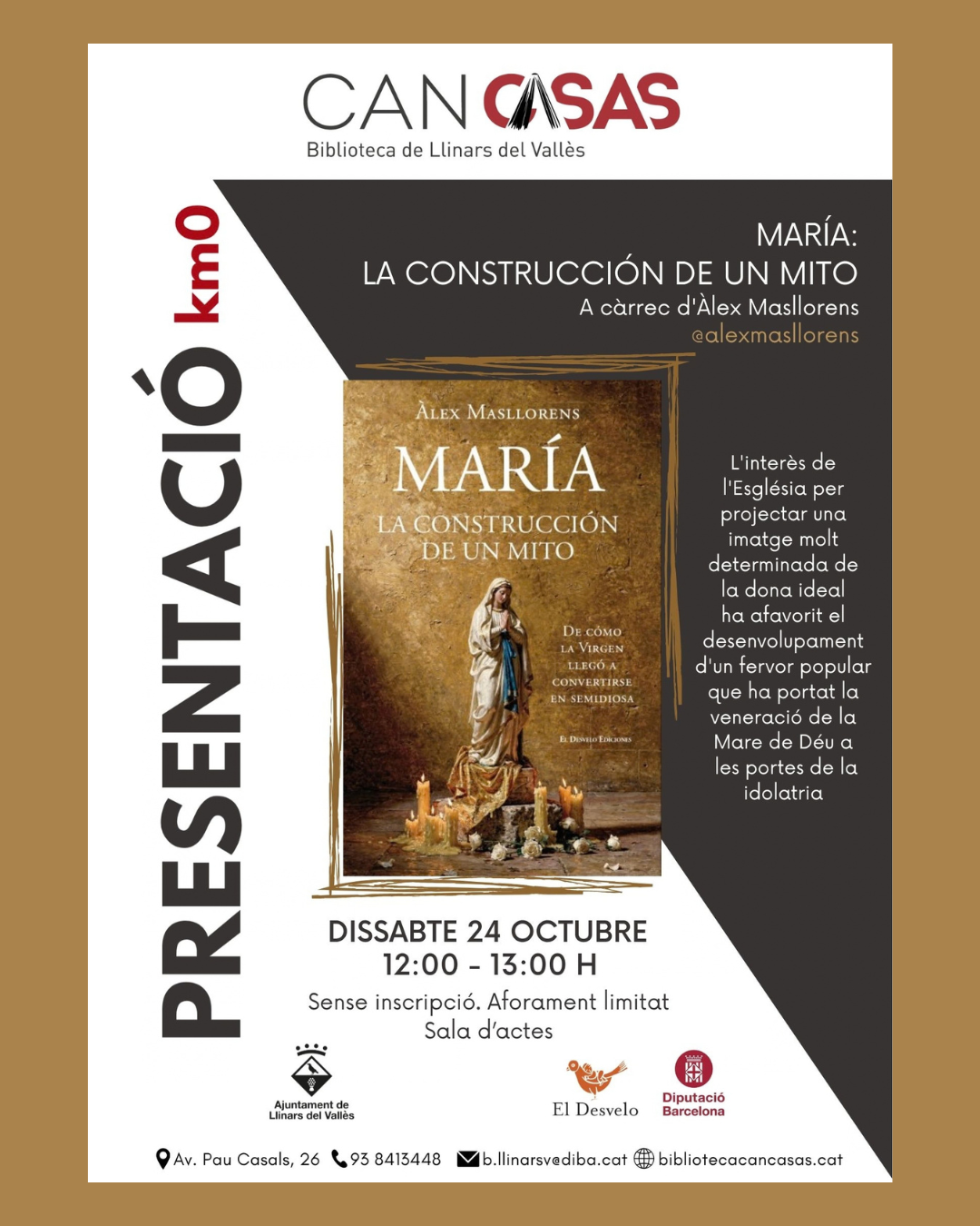 Presentació Km0 - María: La construcción de un mito