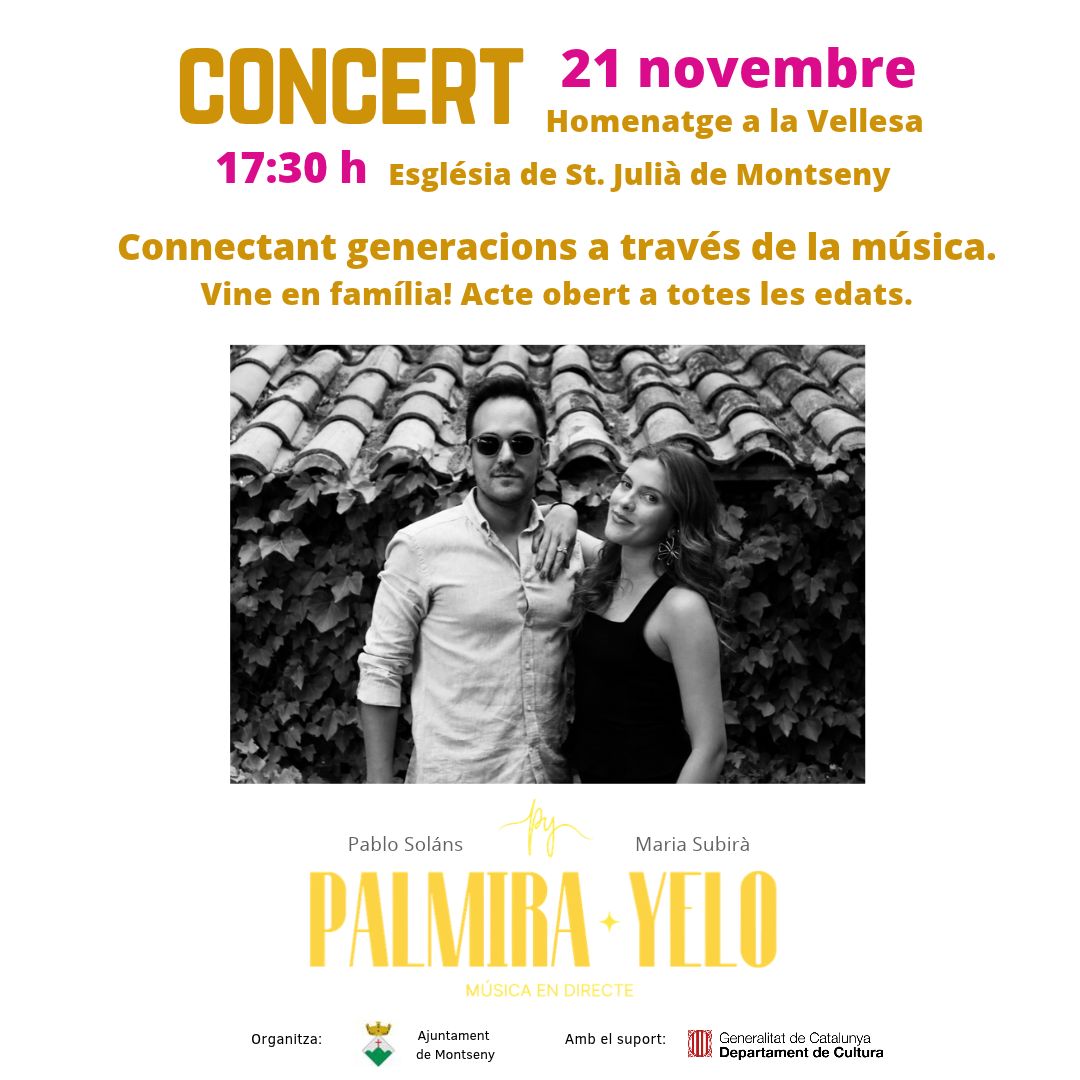 Concert Palmira Yelo. Homenatge a la Vellesa