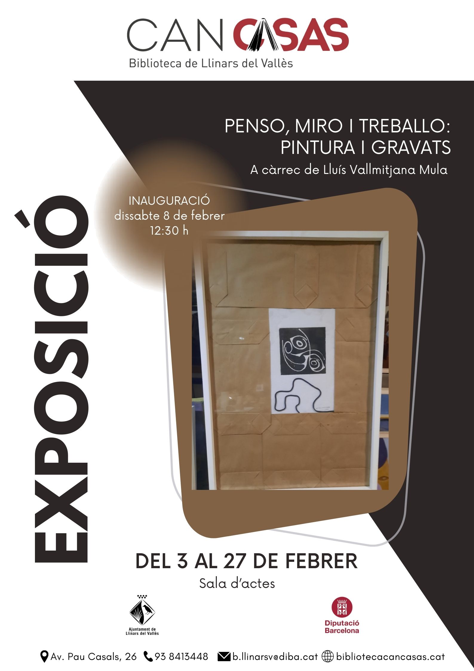 Exposició - Penso, miro i treballo: pintura i gravats