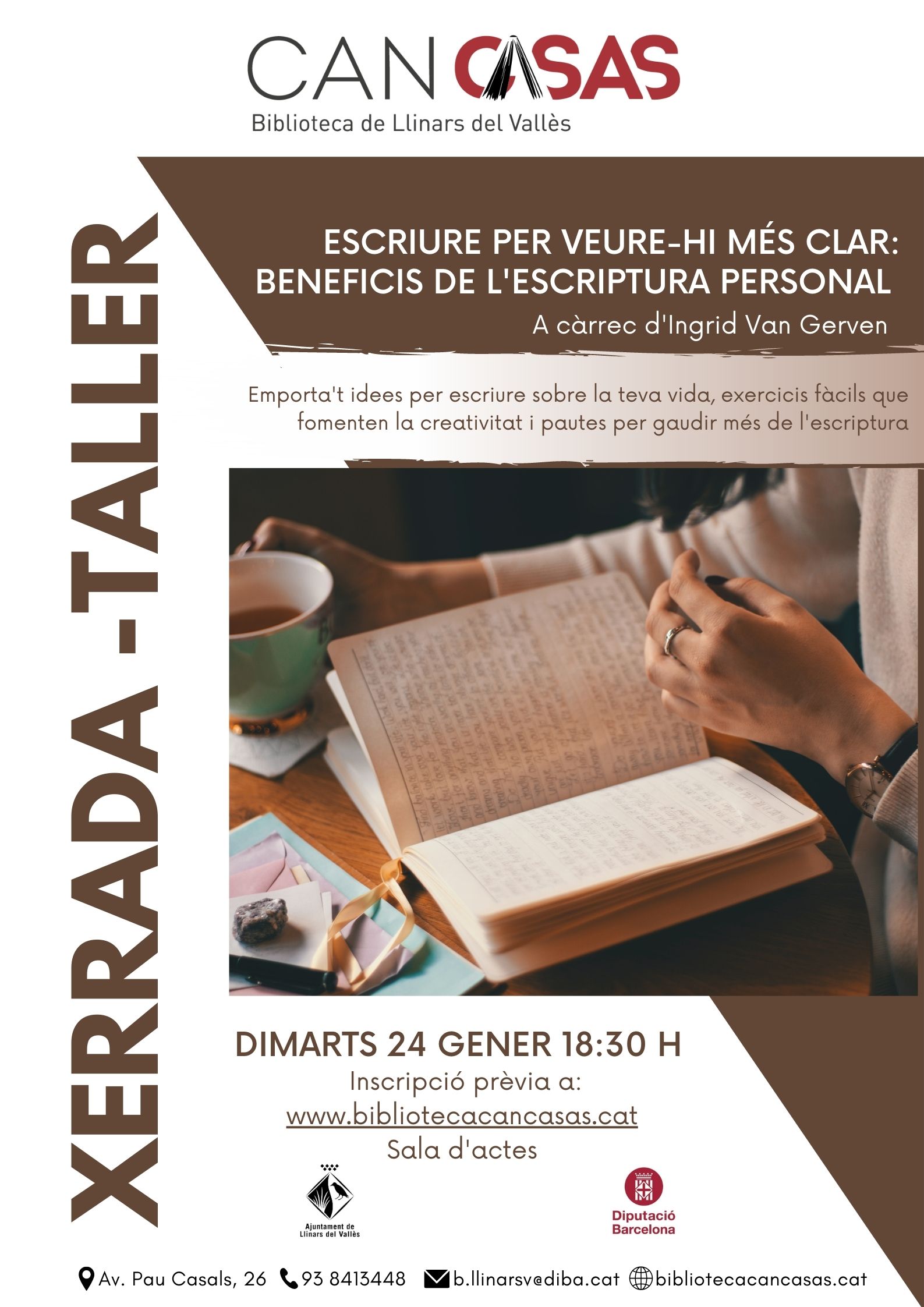 Xerrada taller- Escriure per viure-hi més clar