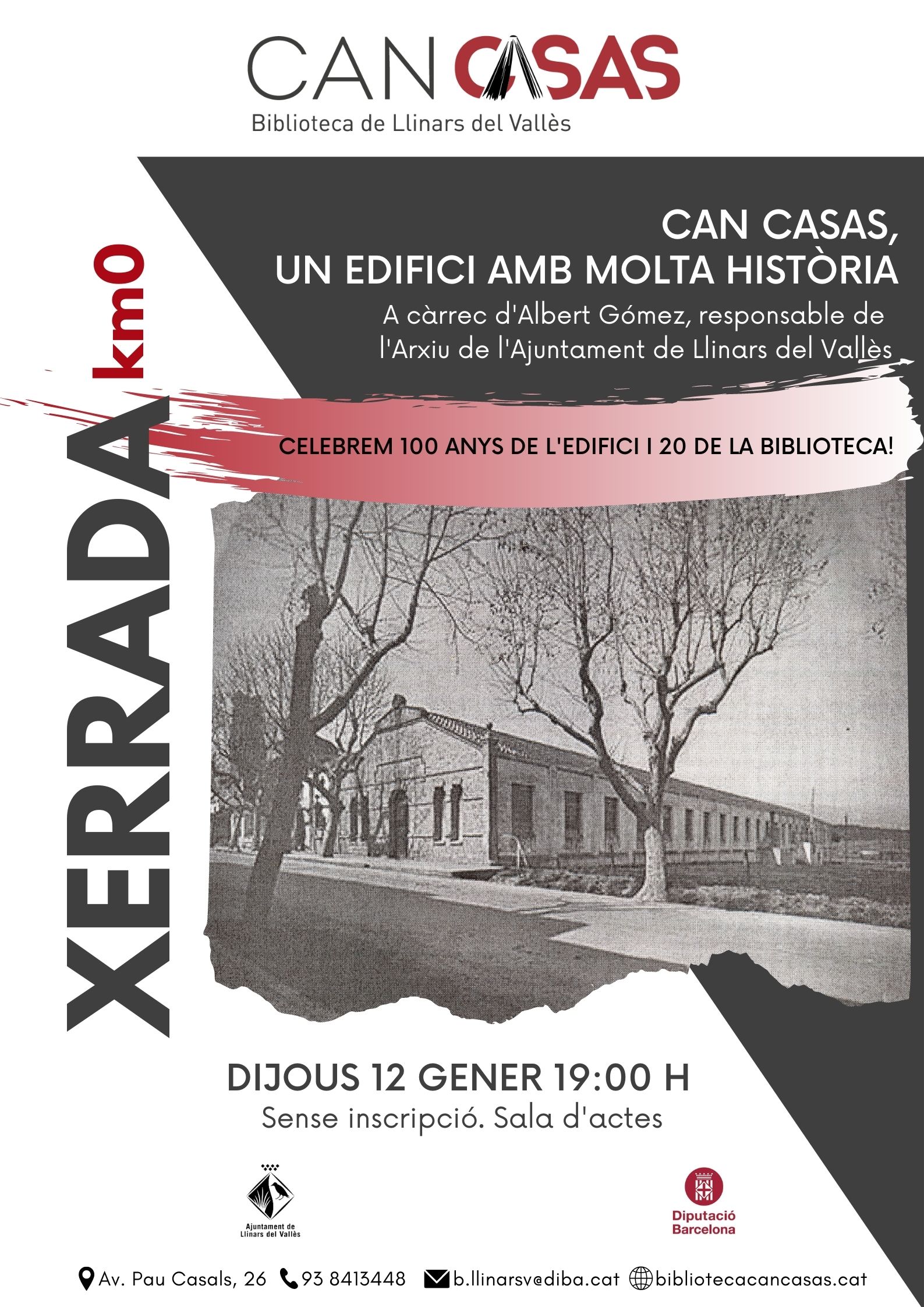 Xerrada "Can Casas, un edifici amb molta història"