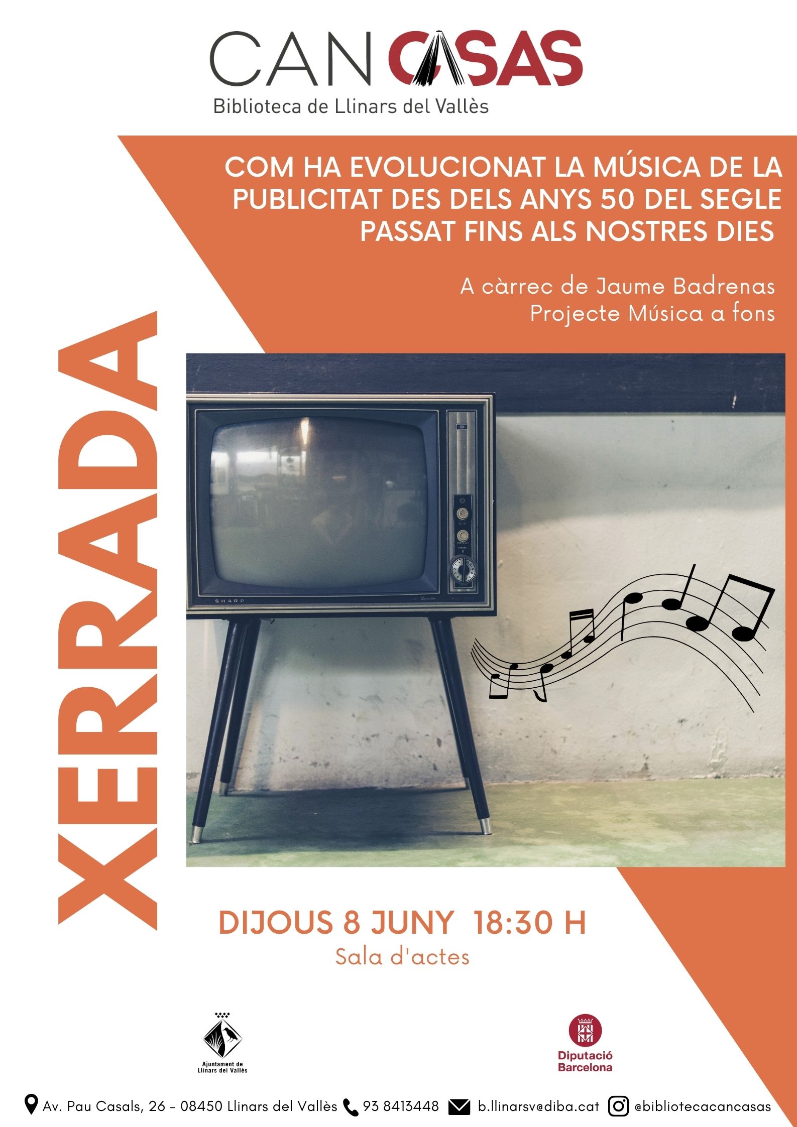 Xerrada - Com ha evolucionat la música de la publicitat des dels anys 50 del segle passat fins als nostres dies