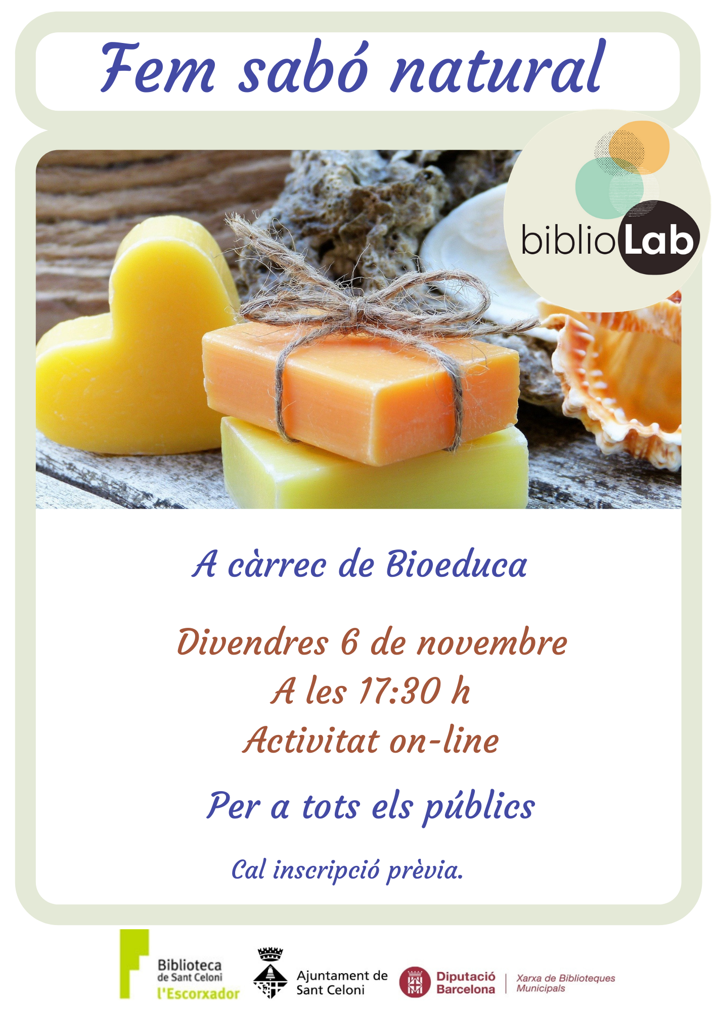 Bibliolab. Fem sabó natural