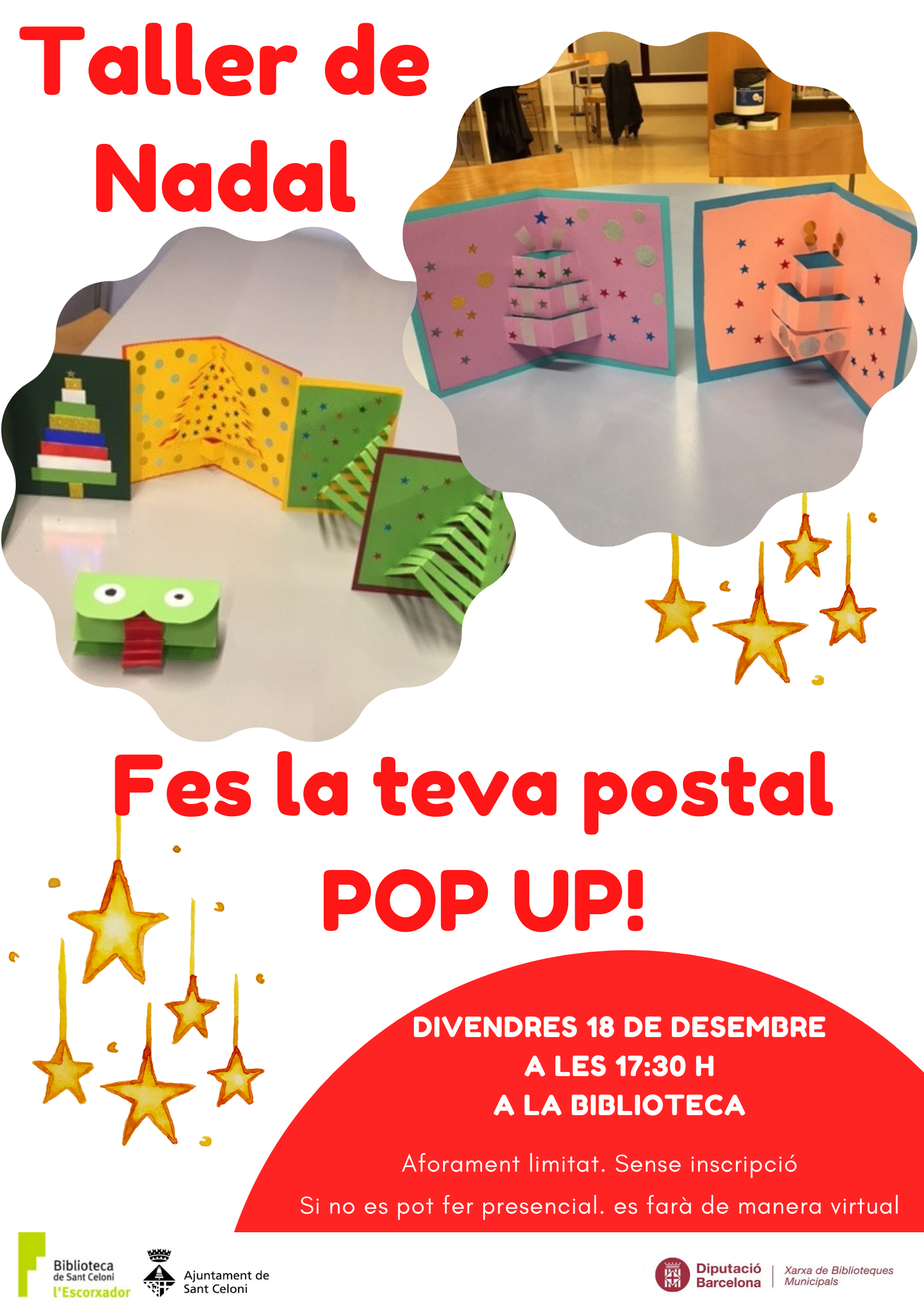 Taller de postals de Nadal (activitat virtual)