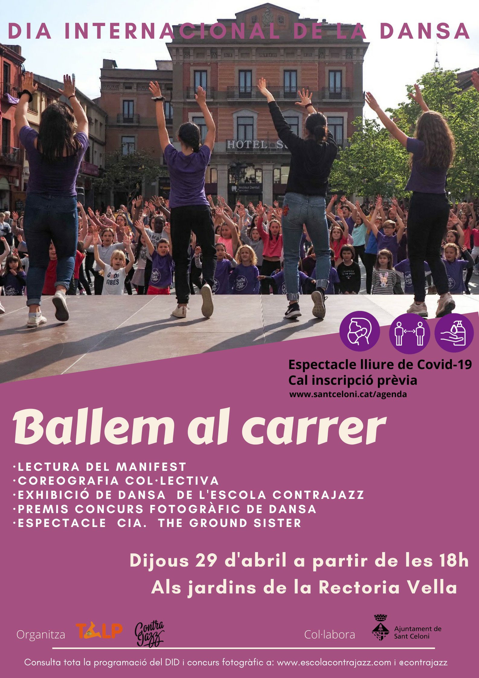 Espectacle commemoratiu del Dia Internacional de la Dansa. Cal reservar entrada