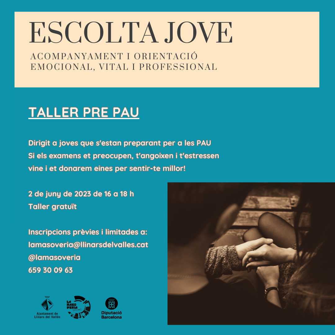 Escolta Jove - Taller pre Pau