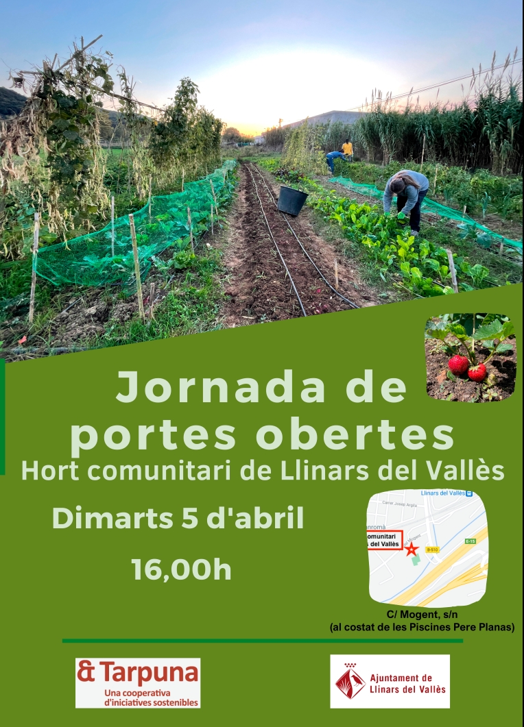 Jornada de portes obertes a l'Hort comunitari de Llinars