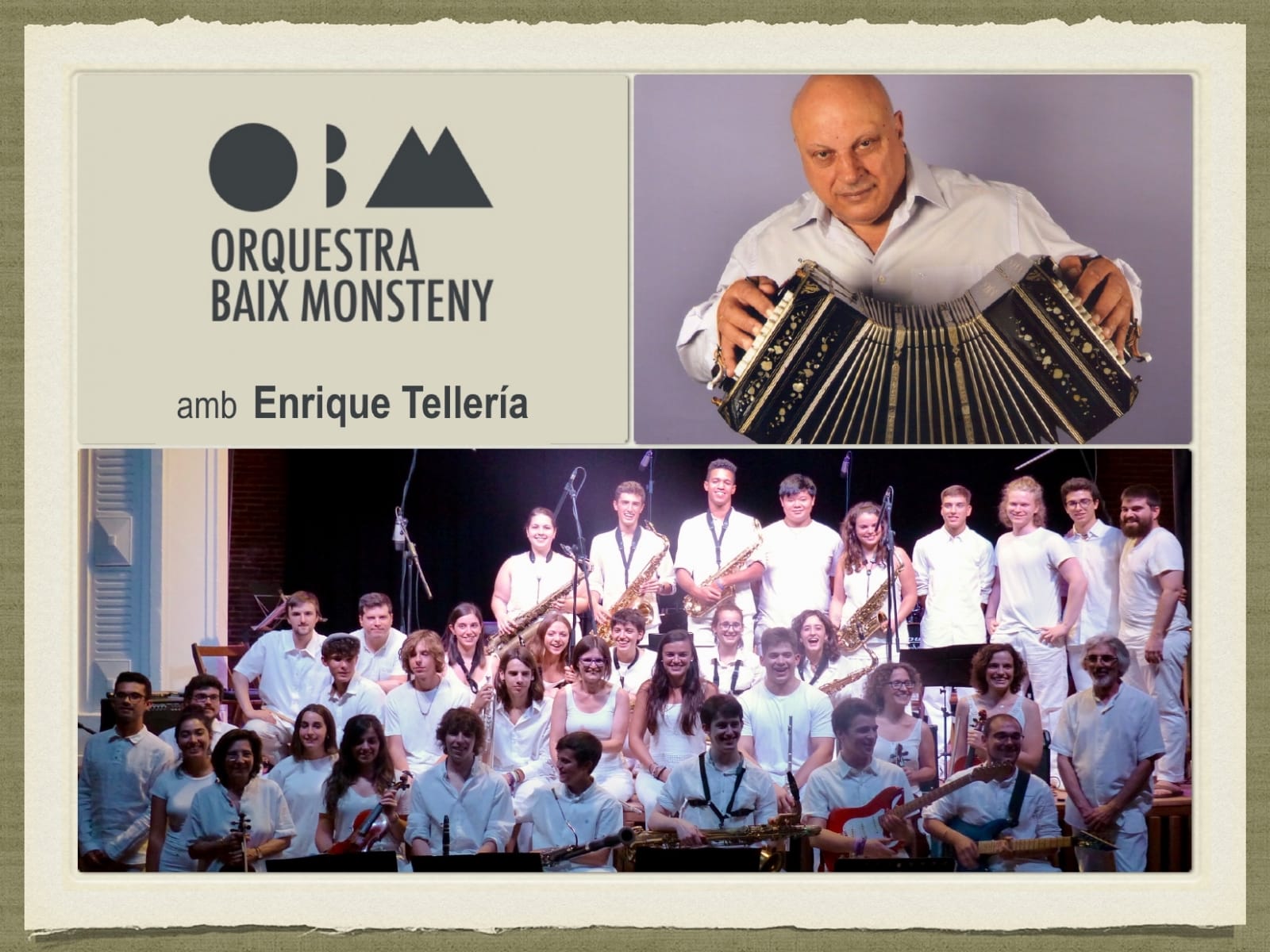 Música - km 0: OBM Tango, Orquestra Baix Montseny amb Enrique Tellería