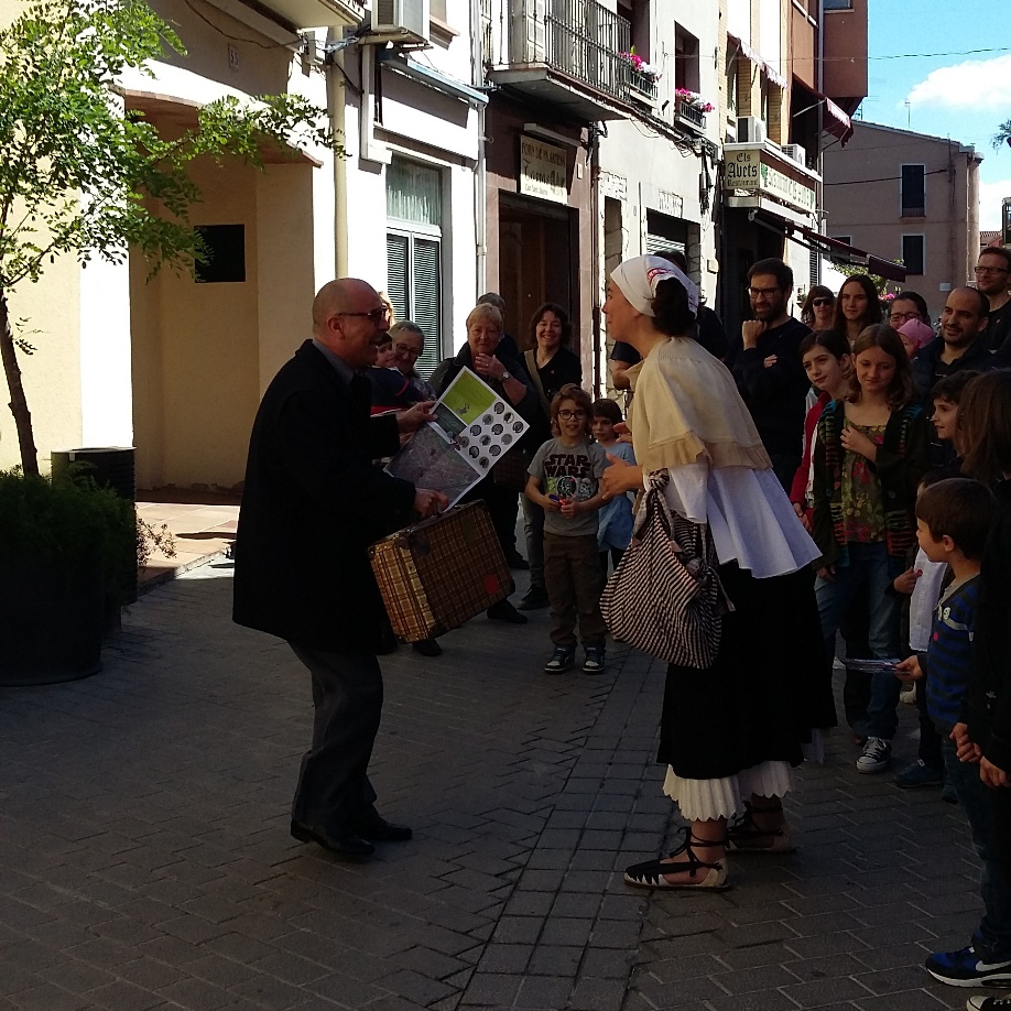 Visita teatralitzada al centre de Sant Celoni PLACES EXHAURIDES Apunta't a la llista d'espera