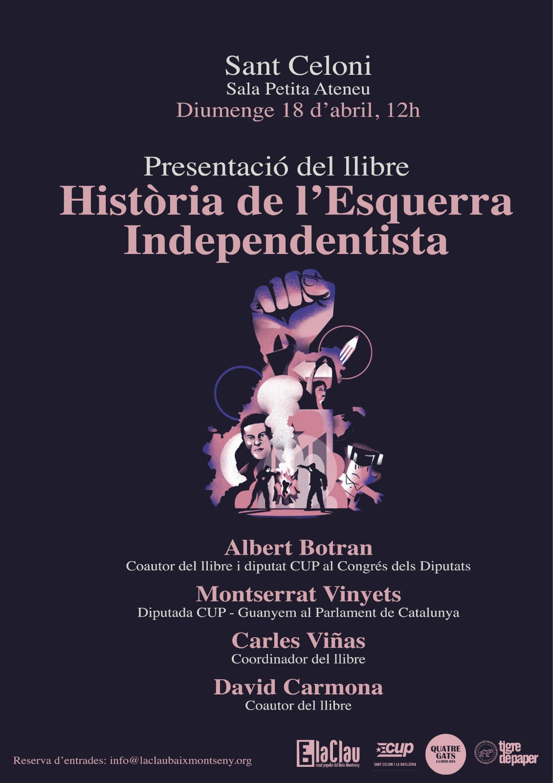Presentació del llibre Història de l'esquerra independentista