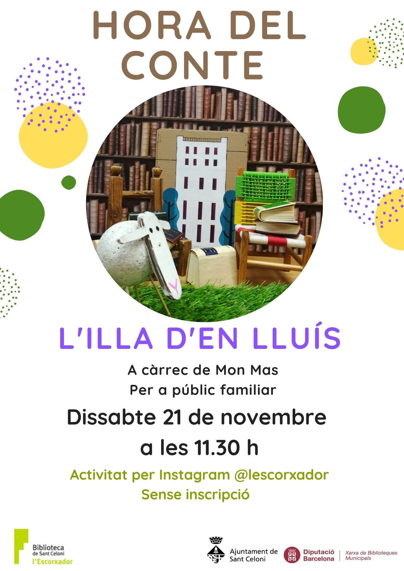 Hora del conte en línia: L'illa d'en Lluís