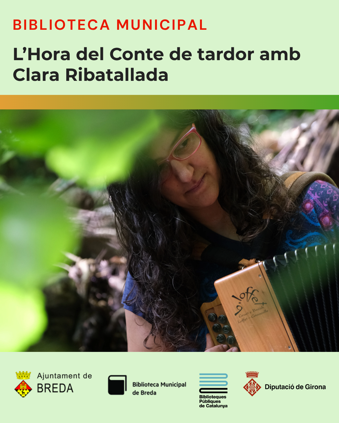 L’Hora del Conte a Breda amb Clara Ribatallada