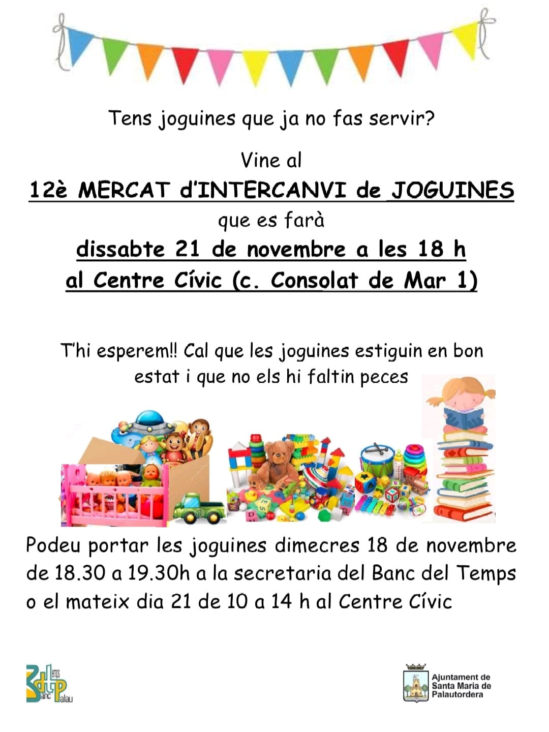 12è Mercat d'Intercanvi de Joguines