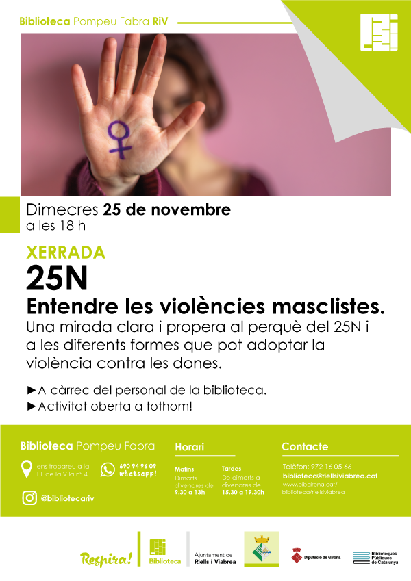 Xerrada 25N: entendre les violències masclistes