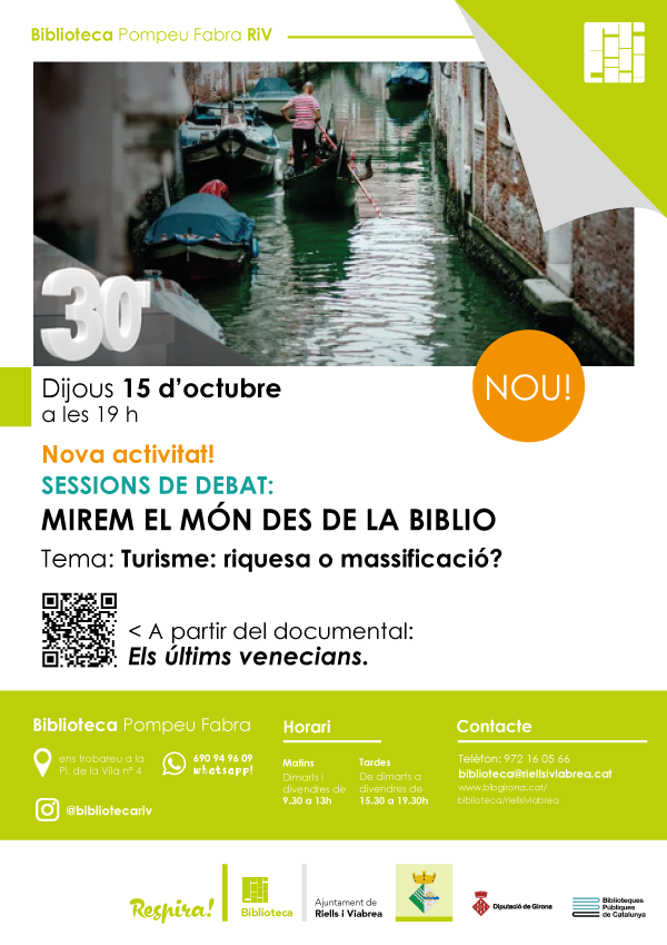 Sessions de debat: Mirem el món des de la biblio
