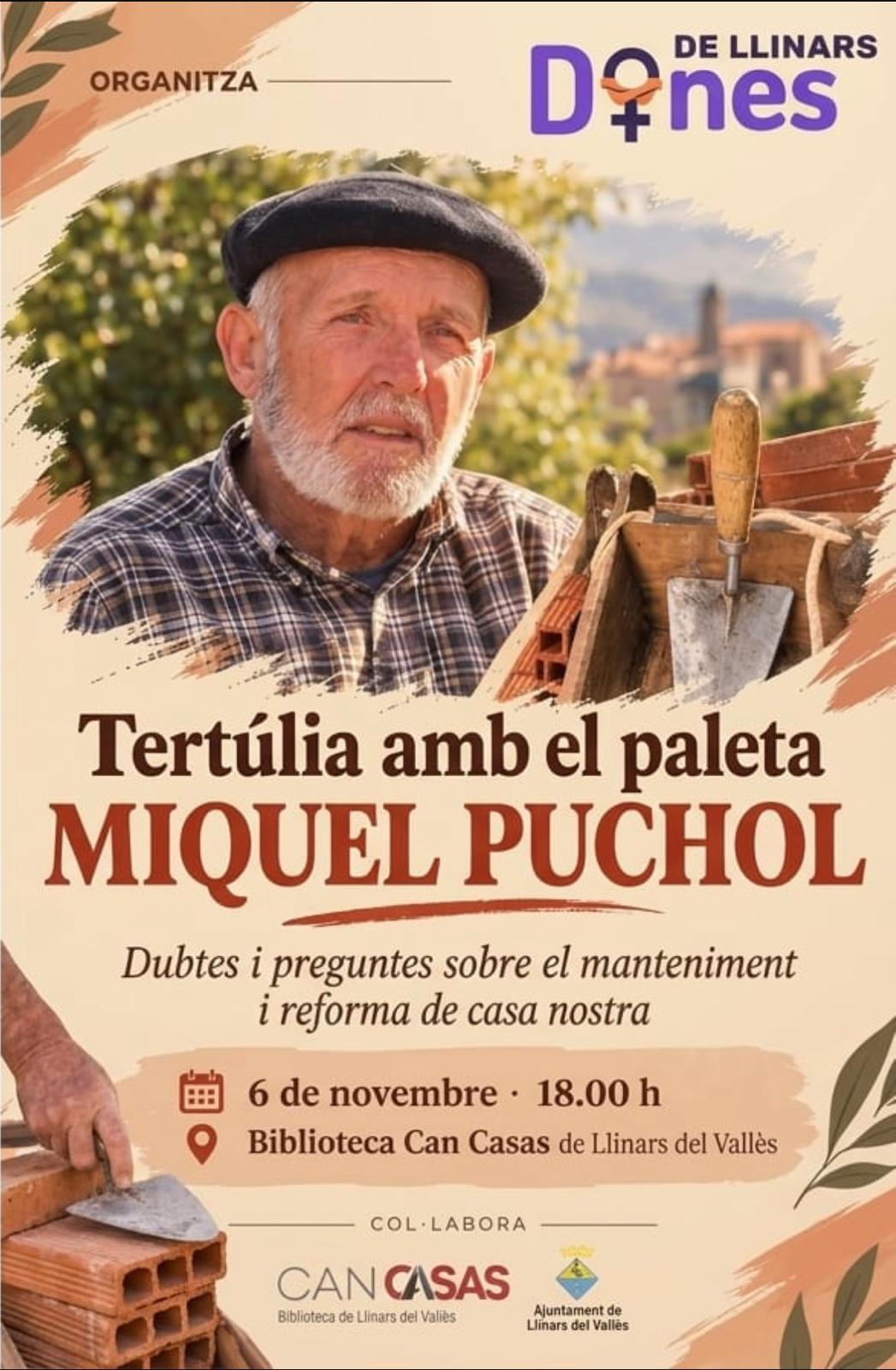 Tertúlia amb el paleta Miquel Puchol