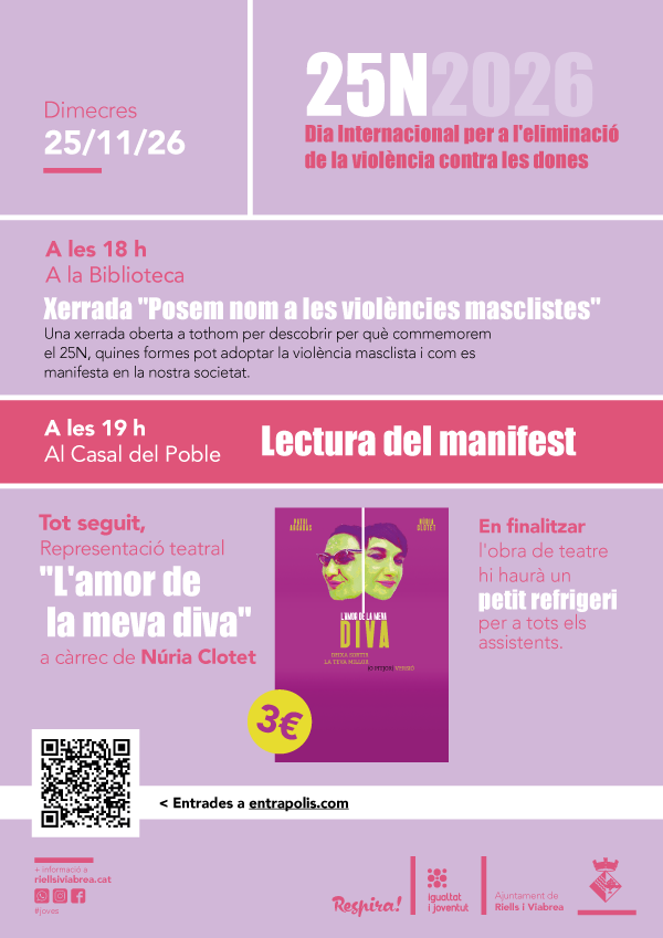 25 N: Dia Internacional per a l’eliminació de la violència contra les dones