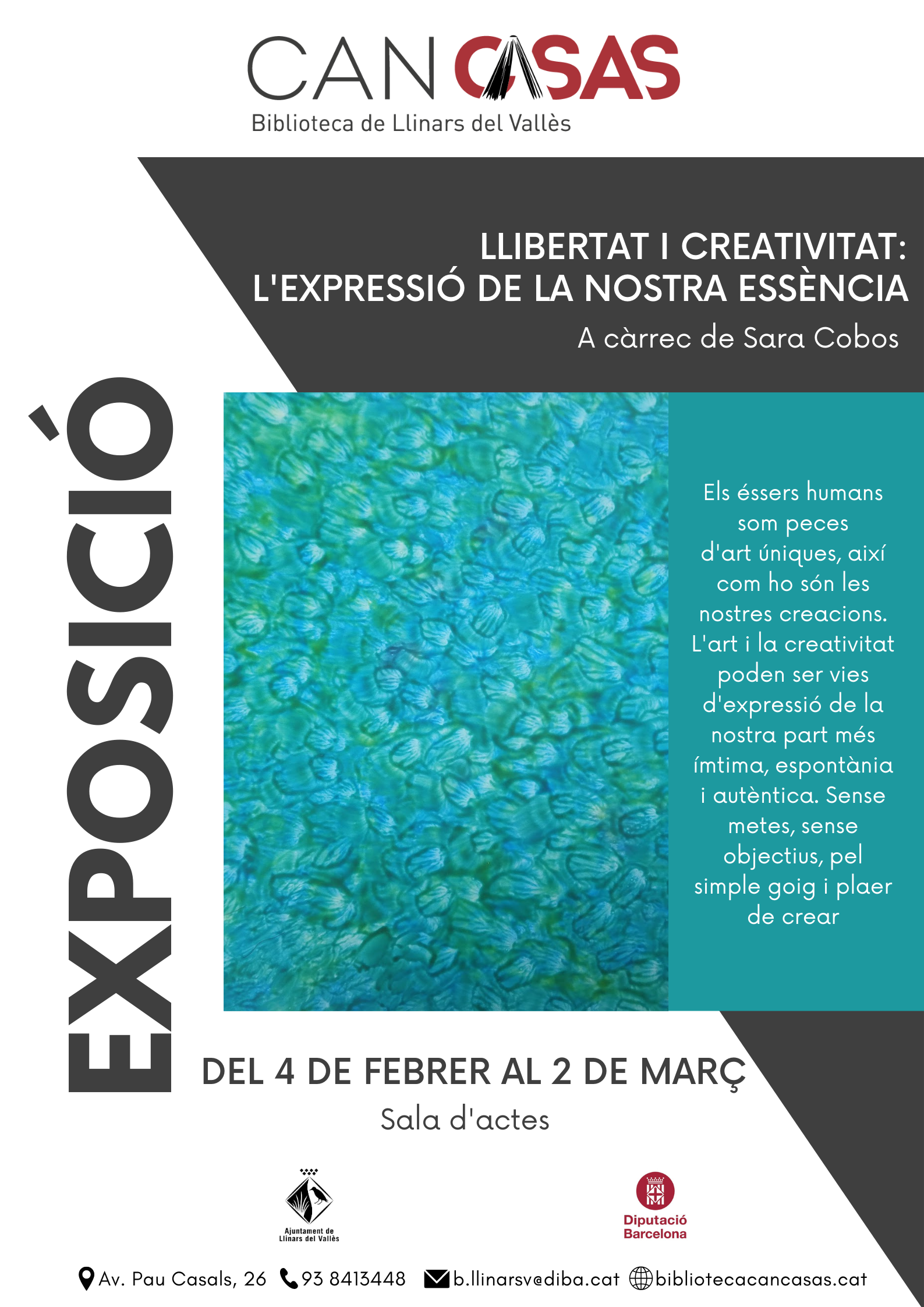 Exposició - Llibertat i creativitat: L'expressió de la nostra essència