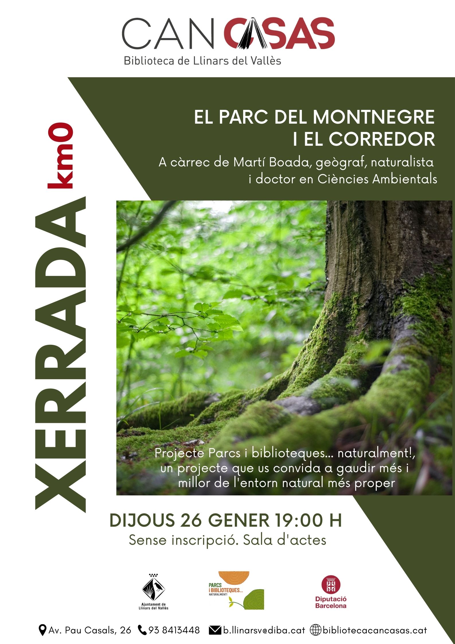 Xerrada "El Parc del Montnegre i el Corredor"