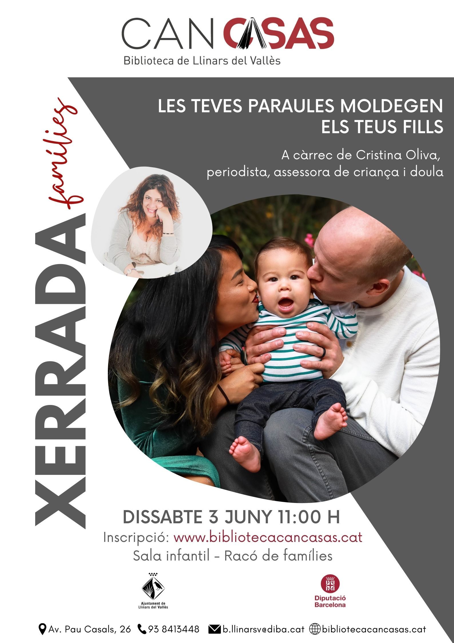 Xerrada per a famílies - Les teves paraules moldegen els teus fills