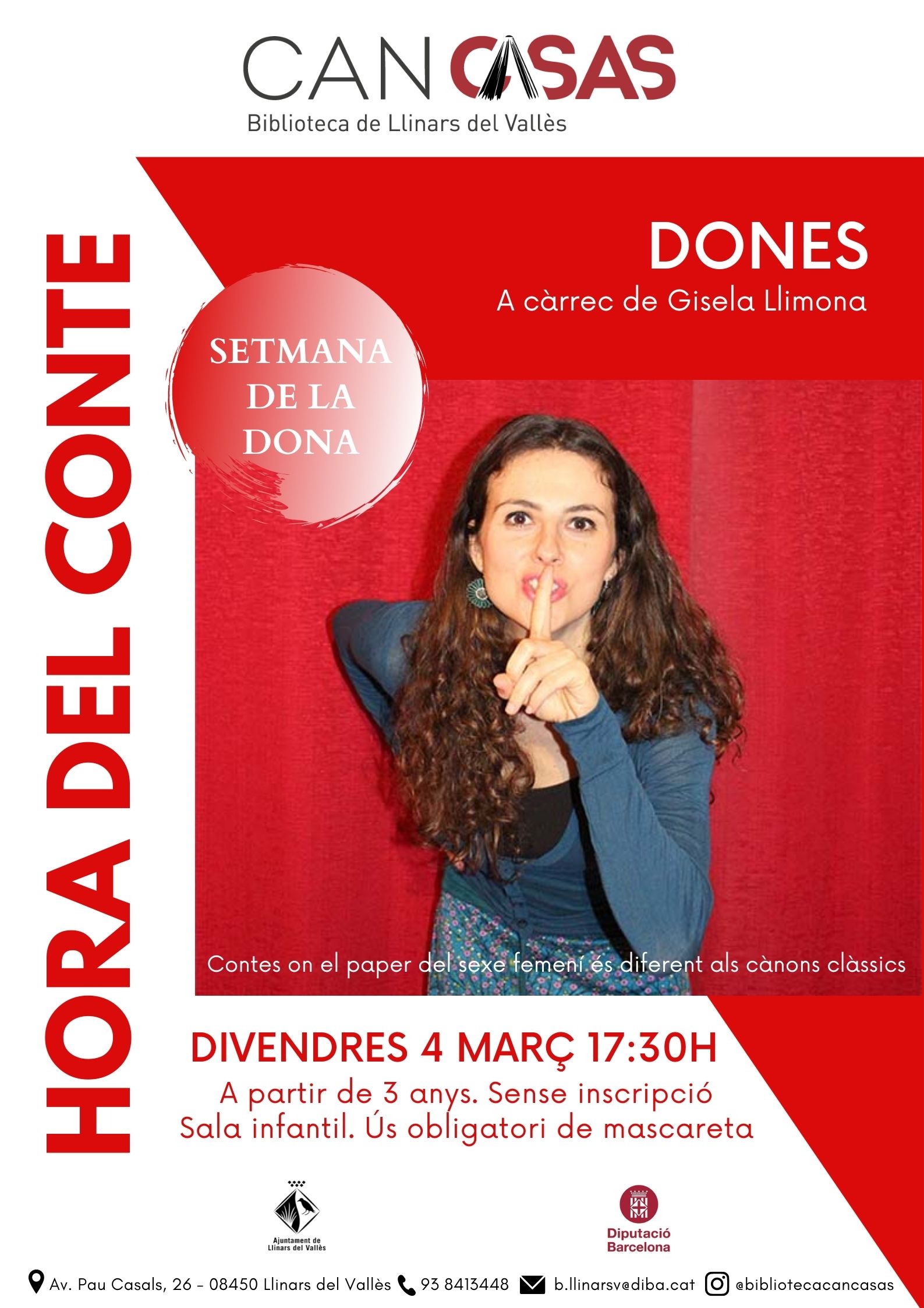 Hora del conte a la Biblioteca "Dones"