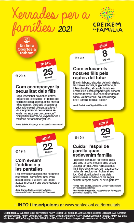 Xerrada virtual: Com educar els nostres fills pels reptes del futur