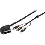Cable vídeo  euroconector SCART(M)-3XRCA(M) 2m thumb
