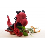 1 Rosa - Drac Eldor 45cm de Sant Jordi thumb