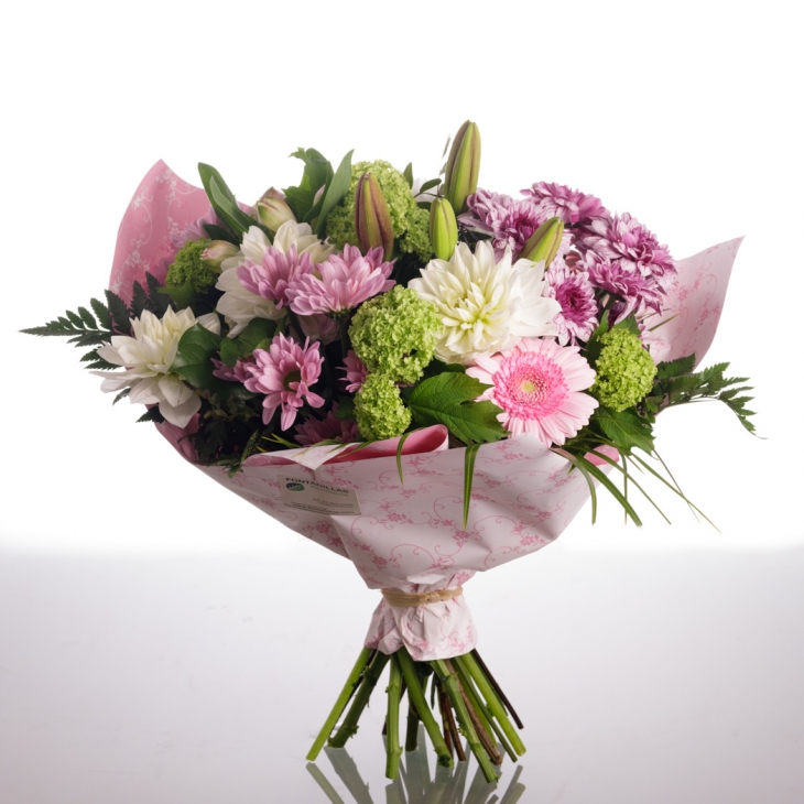RAM DE FLORS 'BARCELONA' Tonalitats rosades i liles
