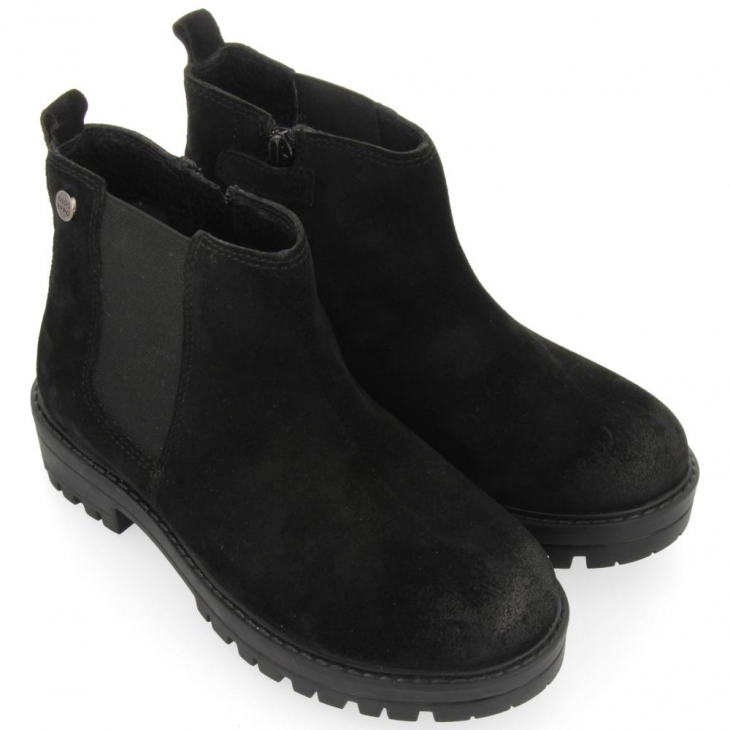 Bota nena Gioseppo negre elàstic