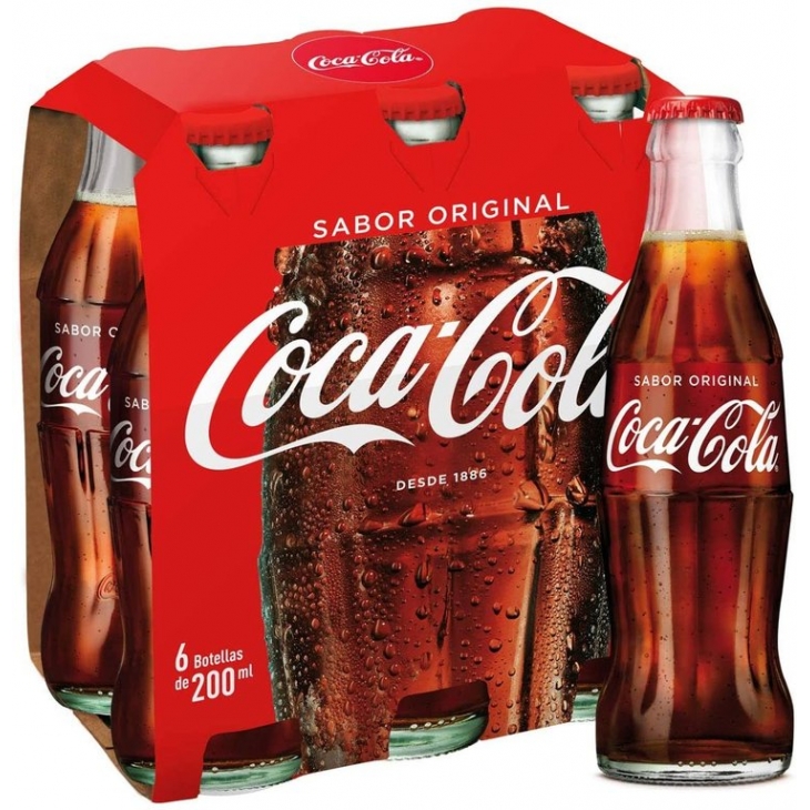 Coca Cola 6 x 200ml