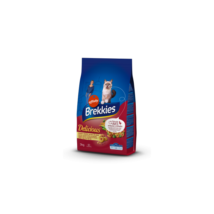Brekkies Delicious Aus, verdures i cereals 3kg