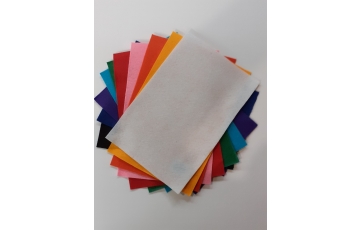 Felpa de colors, 20x30, 10 unitats