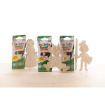 FIGURA DE FUSTA AMB LLAPIS DE COLORS ‘ INFANTIL’ thumb