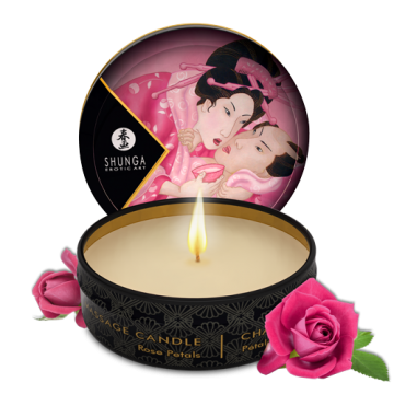 Mini espelma de massatge de roses