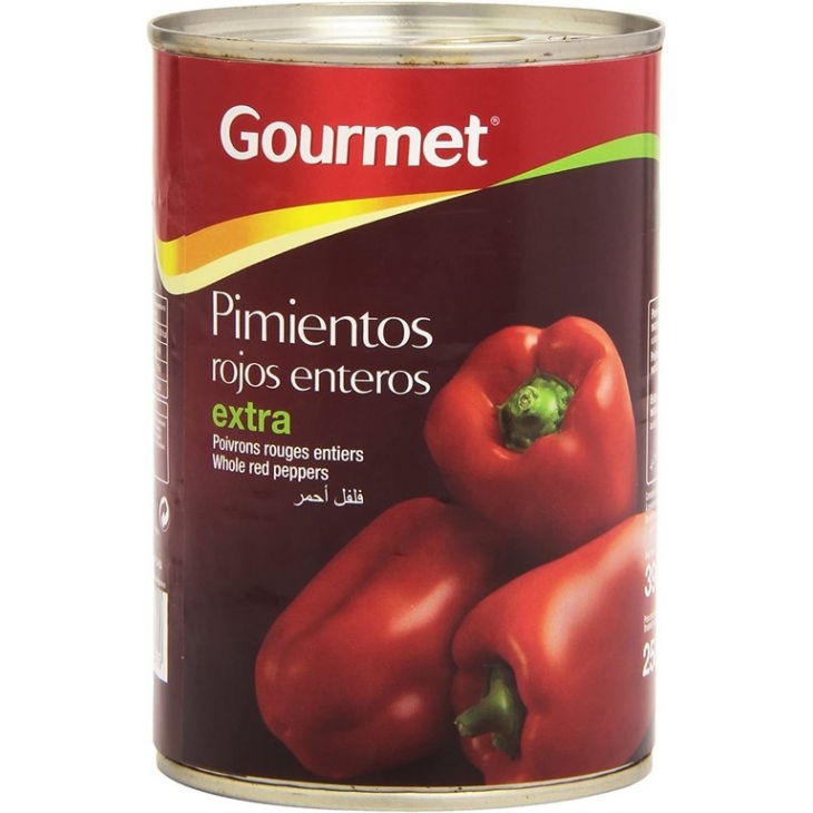 Pebrots vermells sencers Gourmet 250g