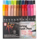 Retolador KOI , brush pen, 24 unitats thumb